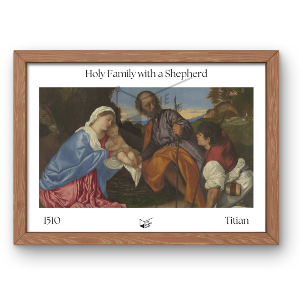 Holy Family with a Shepherd